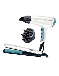 Secador + plancha shine therapy