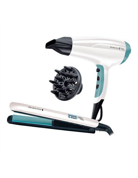 Secador + plancha shine therapy