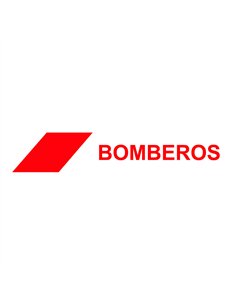 Cinta balizamiento bomberos 75 mm x 0,05 mm x 200 m