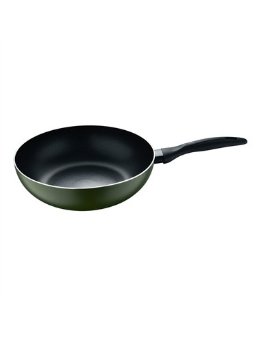 Wok aluminio prensado inducción experto ø28 cm