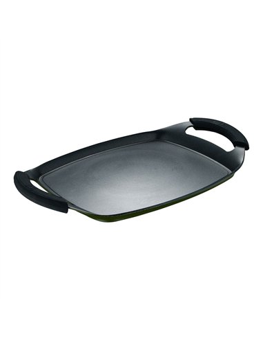 Asador aluminio forjado, inducción, experto 37 x 25 cm