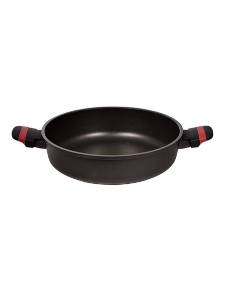 Olla baja de aluminio fundido inducción denia experto ø28 cm