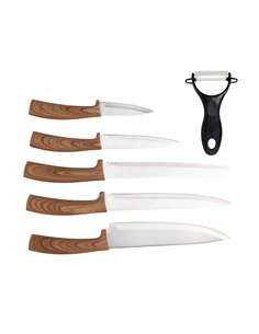 Juego de cuchillos 5 piezas acero inox y pelador 2