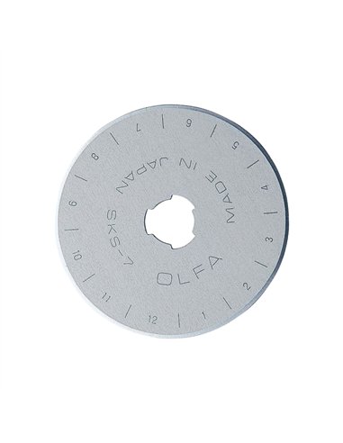 Cuchilla circular rb45-1 plateada 45 x 0,3 mm