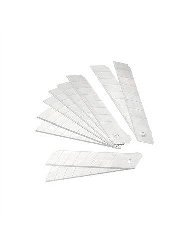 Cuchillas cúter 18 mm, 10 uds