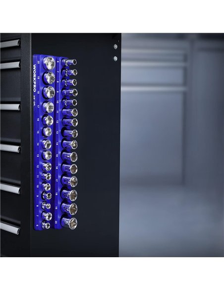 Organizador magnético vacío para vasos de 3/8" estándar