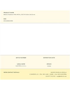 Broca hss4341 para metal, rectificada, ø4,50 x 80,00 mm 2