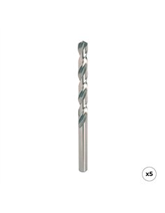 Broca hss4341 para metal, rectificada, ø2,00 x 49,00 mm, 5 uds