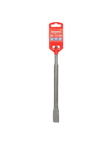 Cincel plano para martillo, sds-plus, 20 x 14 x 250 mm