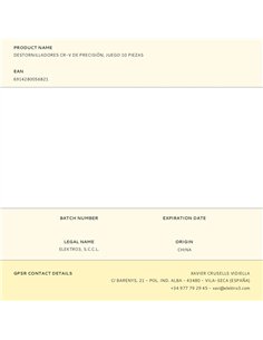 Destornilladores cr-v de precisión, juego 10 piezas 2