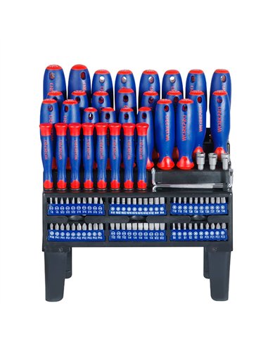 Destornilladores cr-v, juego 100 piezas