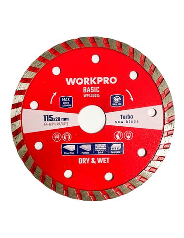 Disco diamantado turbo basic, ø115 x 20 mm