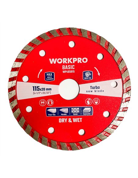 Disco diamantado turbo basic, ø115 x 20 mm