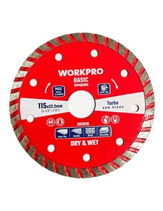 Disco diamantado turbo basic, ø115 x 22,2 mm