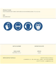 Disco diamantado turbo basic, ø180 x 22,2 mm 2