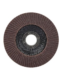 Disco láminas convexo óxido de aluminio t29, ø115 x 22 mm, grano 80