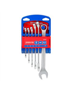 Llaves combinadas cr-v, 8 - 18 mm, juego 6 piezas 2