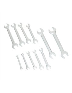 Llaves fijas de doble boca, juego 11 piezas 2