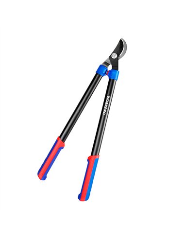 Tijeras poda dos manos bypass, ahorro esfuerzo, capacidad máxima corte ø44 mm, 71 cm