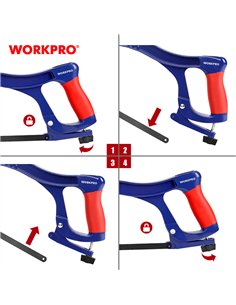 Sierra de arco de aluminio, 300 mm 2