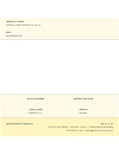 Bandeja para pintura 14 x 30 cm 2