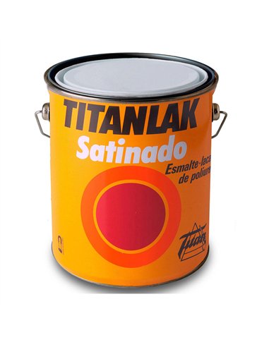 Esmalte laca poliuretano titanlak blanco satinado 4 l