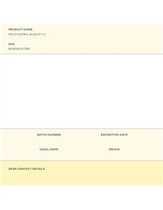 Polo austral blanco t.s 2