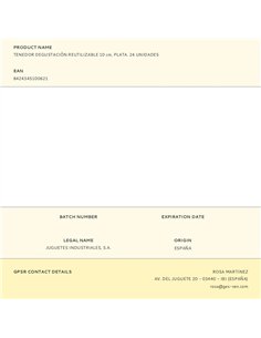 Tenedor degustación 10 cm reutilizable color plata, 24 uds 2