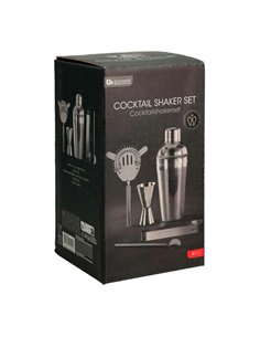 Coctelera de acero inoxidable, 5 piezas 2