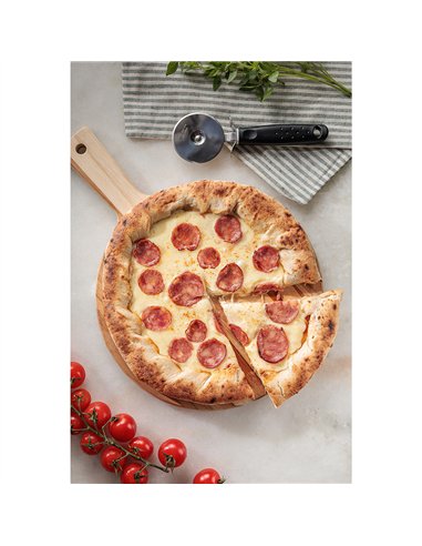 Tabla para pizza con mango ø28 x 1,8 cm