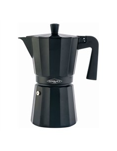 Cafetera dakar de aluminio, no apta para inducción, 12 tazas