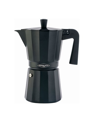 Cafetera dakar de aluminio, no apta para inducción, 12 tazas