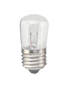 Bombilla incandescente pebetera e-27 10 w clara 30 x 60 mm