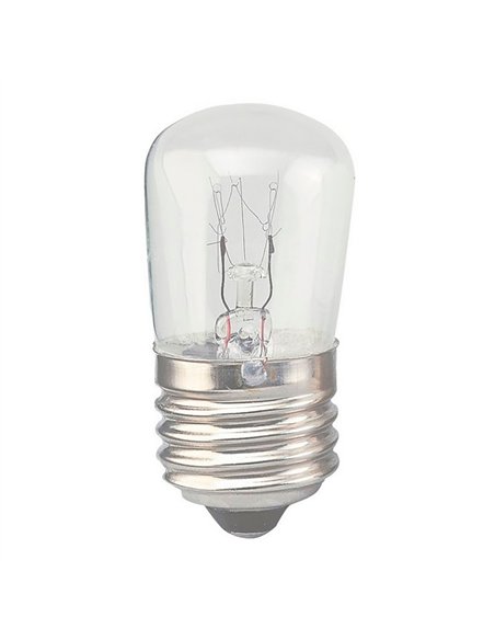 Bombilla incandescente pebetera e-27 10 w clara 30 x 60 mm
