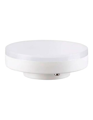 Bombilla led blanca gx53 6 w 670 lm 3000 k luz cálida ø73 x 26 mm