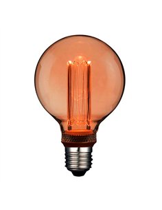 Bombilla led g95 decorativa globo e27 4 w 200 lm 1800 k luz cálida ø95 x 145 mm