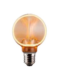 Bombilla led g80 decorativa halo exterior e27 4 w 220 lm 1800 k luz cálida ø80 x 120 mm