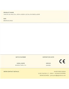 Tira de led ip65 25 m, 305 w, 4000 k luz día, en enrollador 2