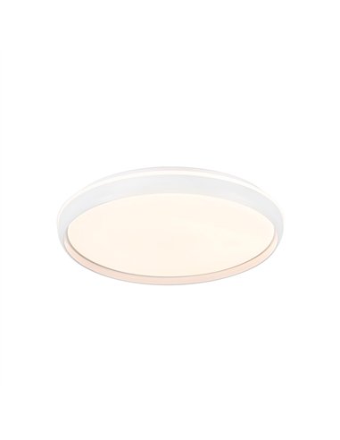 Plafón led circular, charly, 72 w, 3cct, 7290 lm, blanco, ø50 x 7 cm