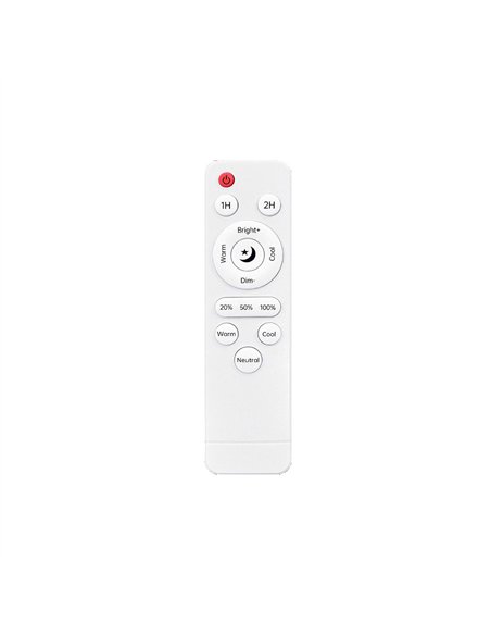 Plafón led circular, charly, 80 w, 3cct, 8800 lm, blanco, ø60 x 7 cm