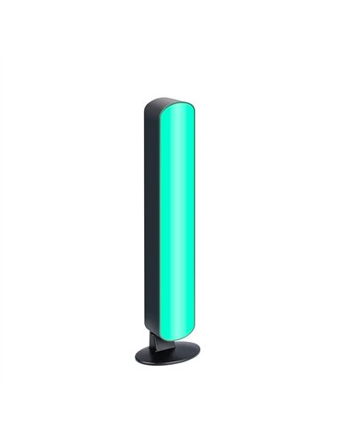 Lámpara led luz blanca y de colores con control remoto 24,5 x 3,5 x 4 cm