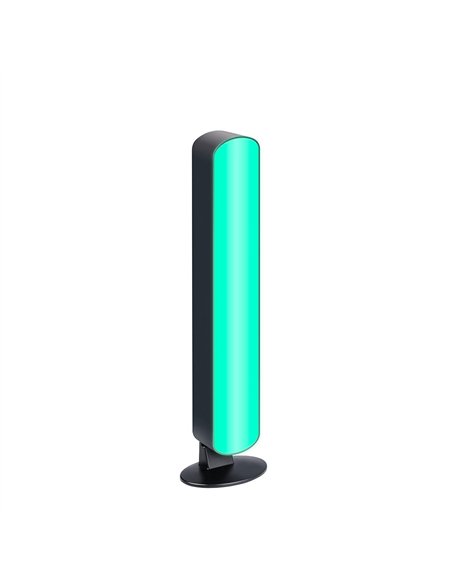 Lámpara led luz blanca y de colores con control remoto 24,5 x 3,5 x 4 cm