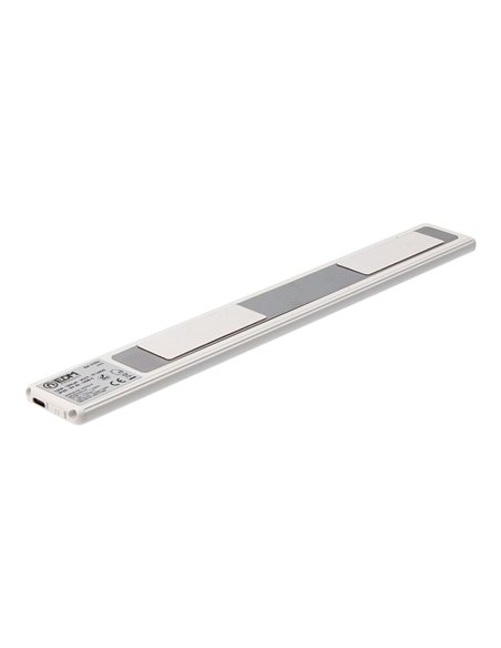 Regleta led regulable y recargable con sensor, magnética, 1,5 w, 3cct, 1500 mah, 14 x 40 x 306 mm