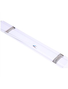 Regleta led 40 w temperatura de luz variable 6500 k / 4000 k / 3000 k, 3cct, 4265 lm, 120 x 2,6 x 7,4 cm 2