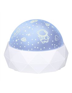 Luz nocturna decorativa led proyección espacial 11,5 x 11,5 x 9 cm 2