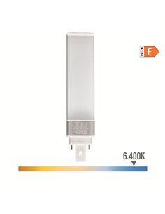 Bombilla led g24 (downlight) 11w 1150lm 6400k luz fria 3,5x16,2cm edm