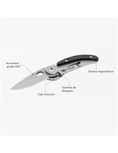 Navaja skeletonknife pequeña minimalista