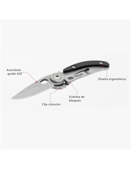 Navaja skeletonknife pequeña minimalista