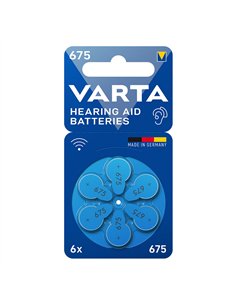 Pila para audífonos varta hearing aid batteries 675 (blister 6 unid.)