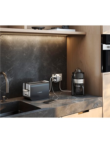 Adaptador giratorio schuko 2 tomas 16a 250 v~